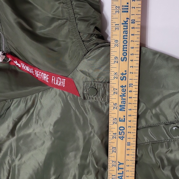 Alpha Industries Jacket Flying Type B-15 Men's Size 5XL - Picture 12 of 16